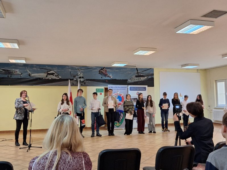 Gala laureatów konkursu ortograficznego wiedzy o Gdyni.